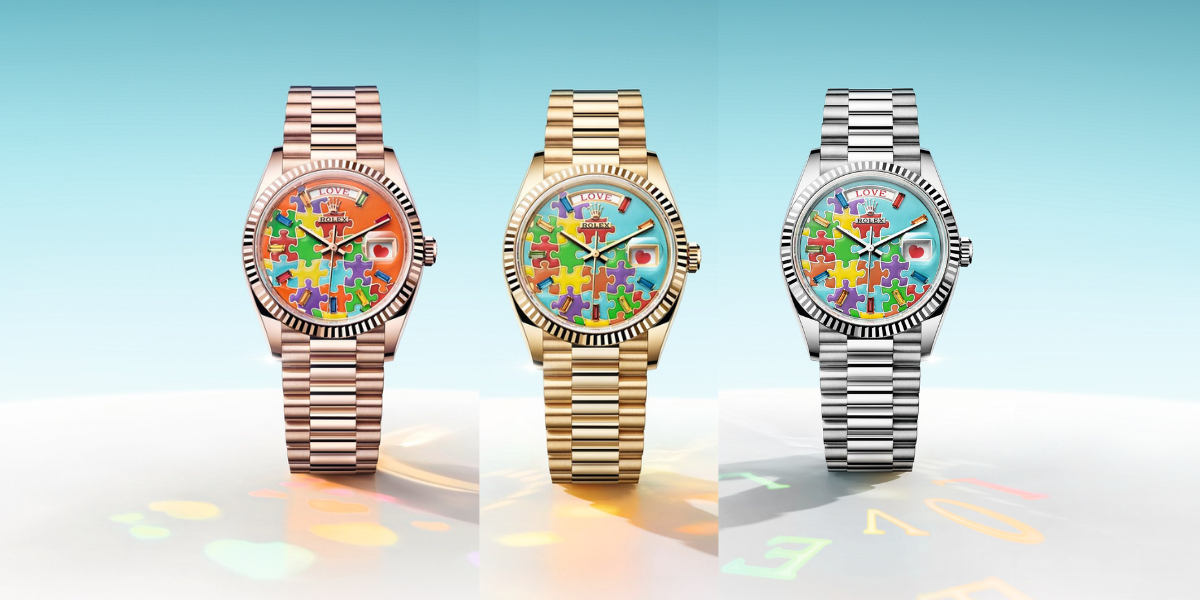 Rolex Day-Date Puzzle Dial 128235