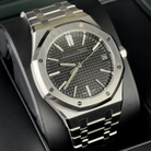 Audemars Piguet Royal Oak 41mm Black Dial Steel 15510ST.OO.1320ST.07 - Left