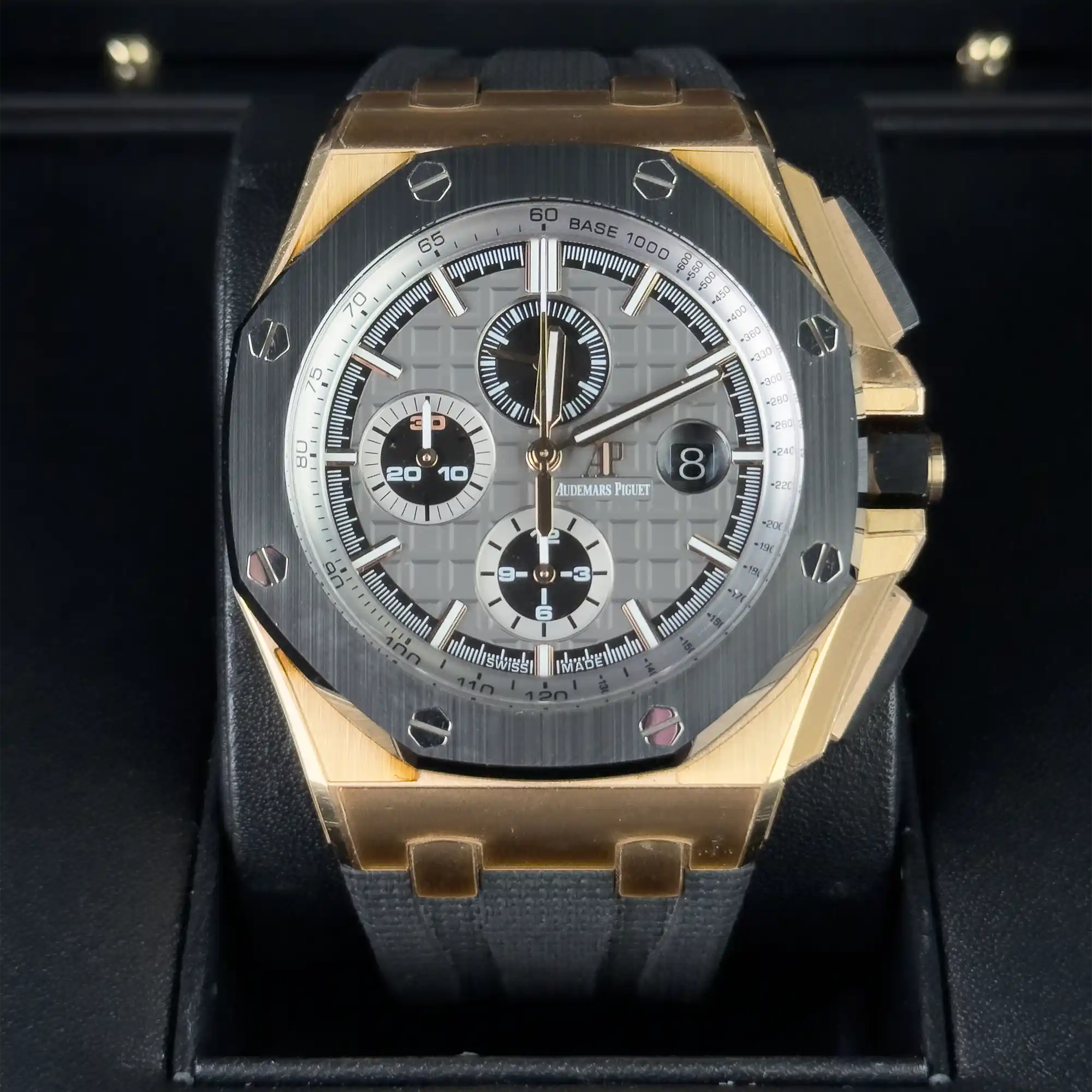 Audemars Piguet Royal Oak Offshore Slate Grey Dial Rose Gold 26416RO.OO.A002CA.01 - Pre-Owned Front