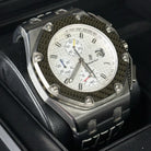 Audemars Piguet Royal Oak Offshore White Dial Titanium 26030IO.OO.D001IN.01 'Juan Pablo Montoya' - 2005 Pre-Owned - Left
