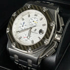 Audemars Piguet Royal Oak Offshore White Dial Titanium 26030IO.OO.D001IN.01 'Juan Pablo Montoya' - 2005 Pre-Owned - Right