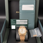 Audemars Piguet Royal Oak Silver Dial Rose Gold Diamond Bezel 15551OR.ZZ.1356OR.04 - 2026 Pre-Owned Mint - Set