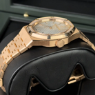 Audemars Piguet Royal Oak Silver Dial Rose Gold Diamond Bezel 15551OR.ZZ.1356OR.04 - 2026 Pre-Owned Mint - Side 2
