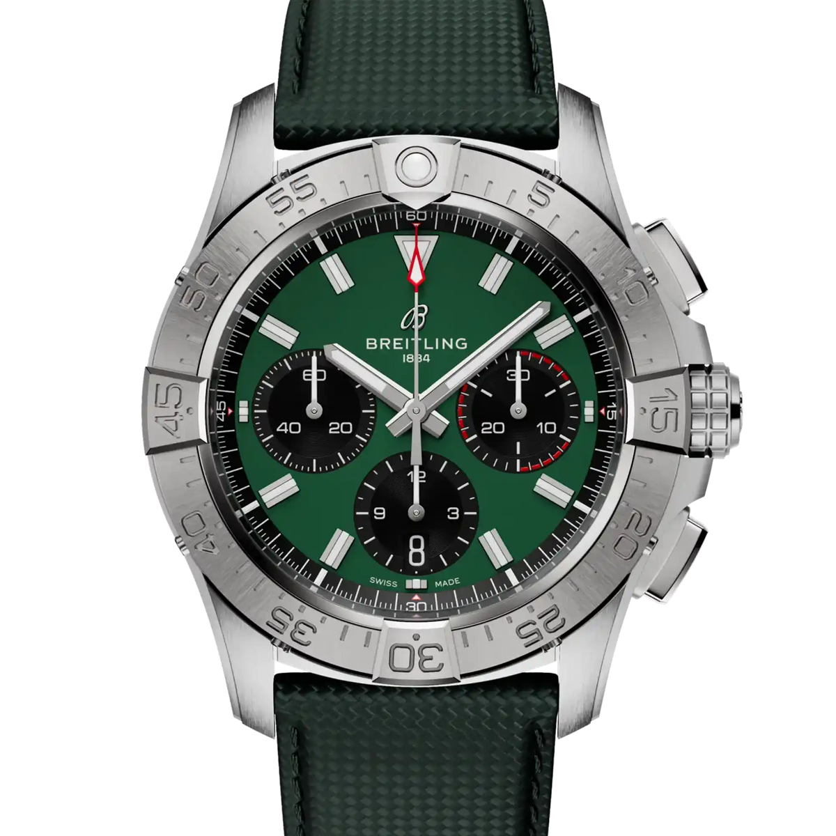 Breitling Avenger B01 Chronograph Green Dial AB0146 42mm