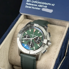 Breitling Avenger B01 Chronograph Green Dial AB0146 42mm - Full set