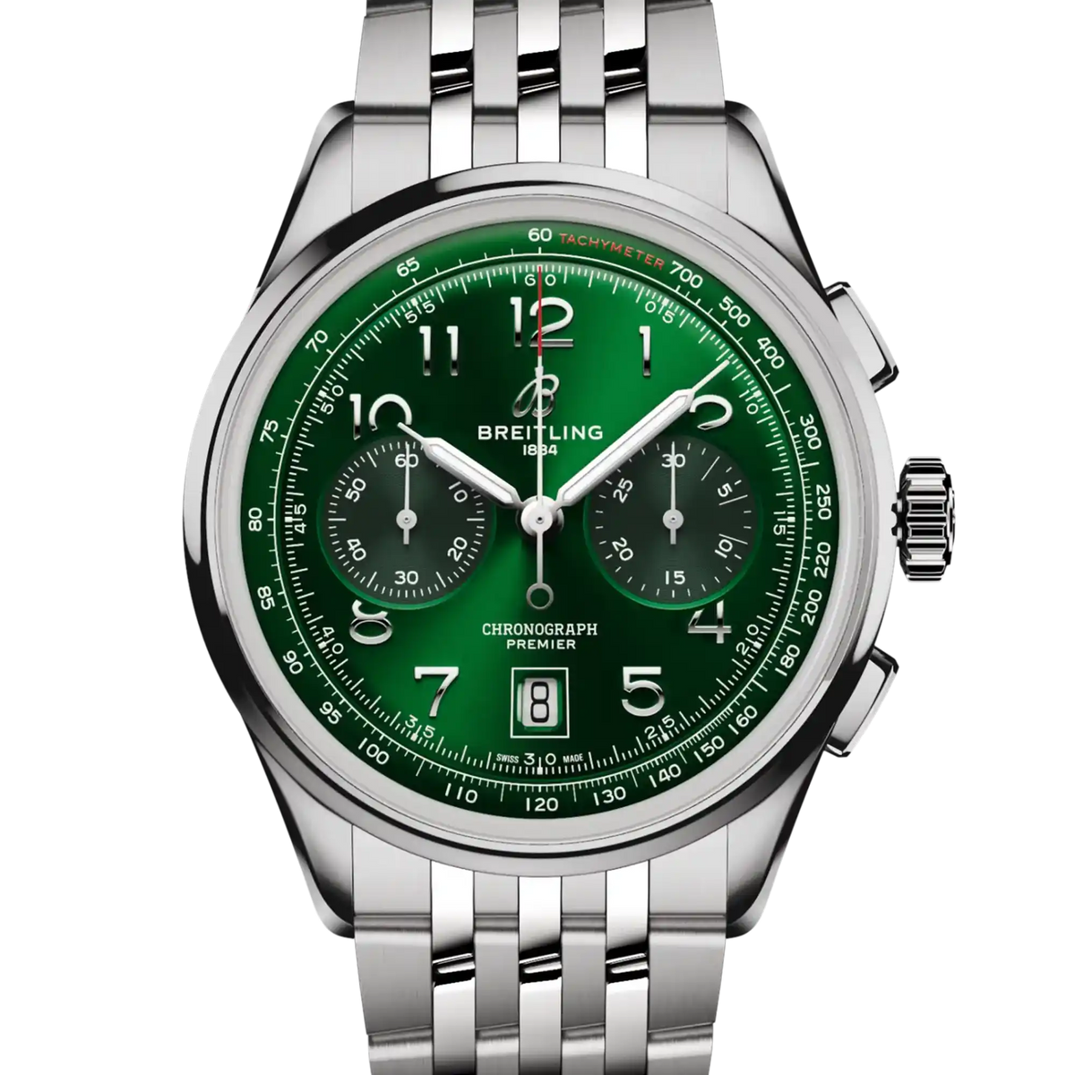 Breitling Premier B01 Chronograph Green Dial 42mm AB0145