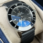 Breitling Superocean Heritage Black Dial Black Rubber Strap 46mm AB2020 - Left