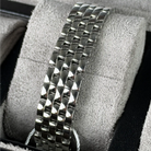 Cartier Panthère de Medium Silvered Dial Diamond Bezel Steel 27mm W4PN0018 - Bracelet 3