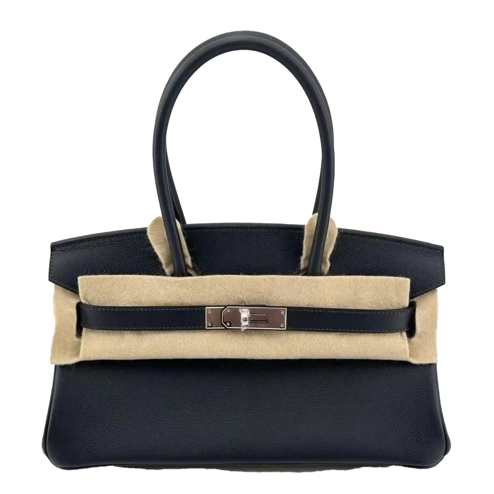 Hermes Shoulder Light Birkin 29 Caban Veau Evercolor Palladium