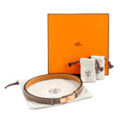 Hermès Kelly 18 Belt Etoupe Rose Gold - Full set