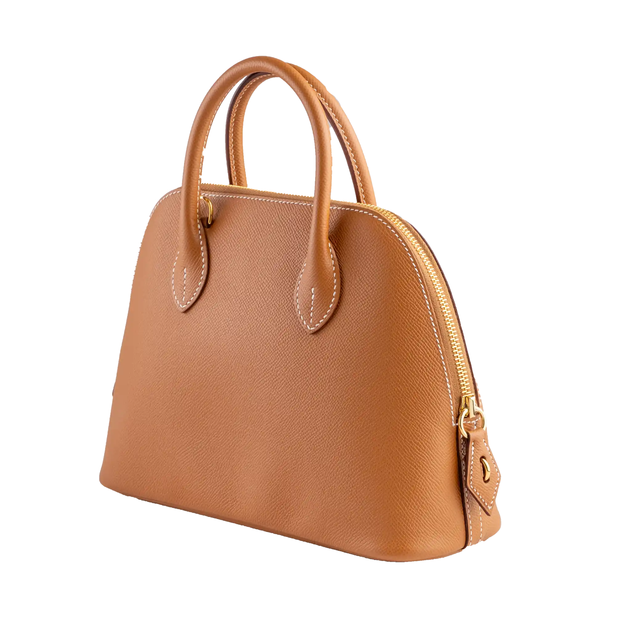 Hermes 1923 Bolide 25 Gold Epsom Gold Hardware - Right