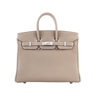 Hermes Birkin 25 Etoupe Togo Palladium Hardware