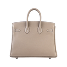 Hermes Birkin 25 Etoupe Togo Palladium Hardware - Back