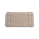 Hermes Birkin 25 Etoupe Togo Palladium Hardware - Bottom