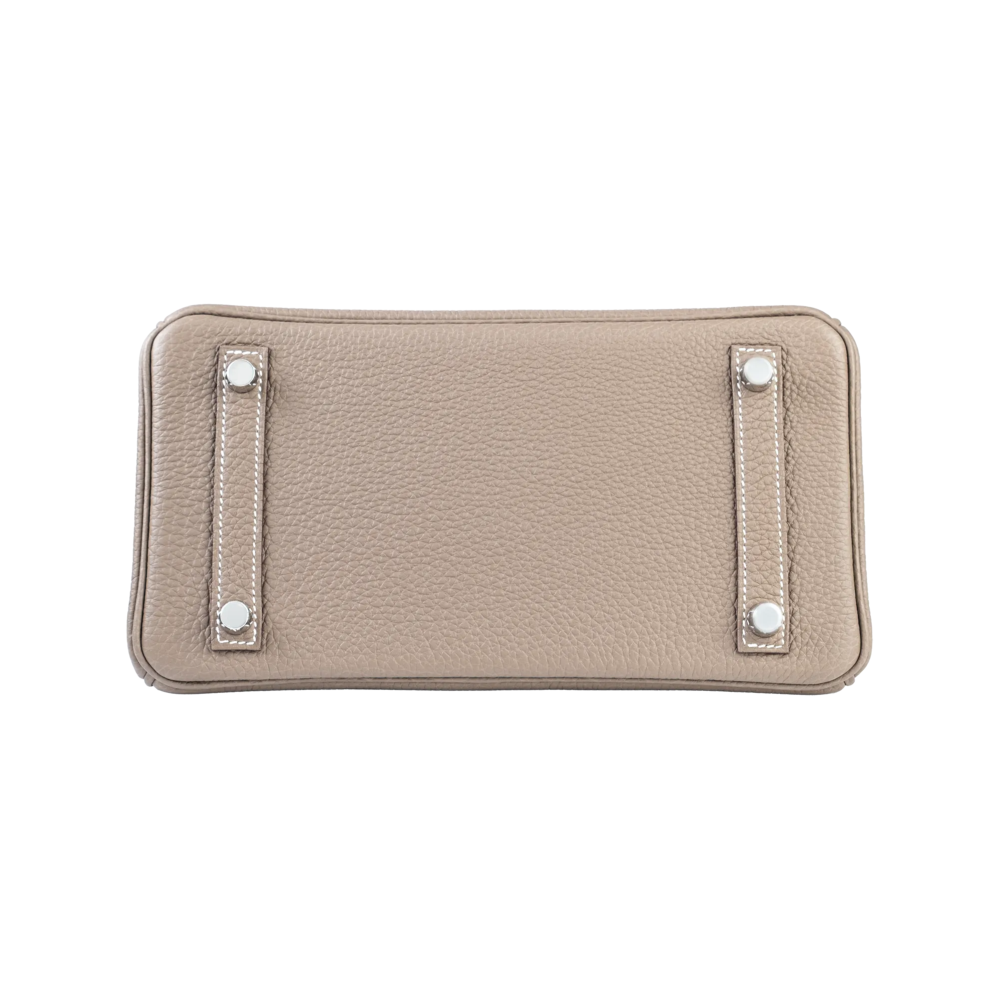 Hermes Birkin 25 Etoupe Togo Palladium Hardware - Bottom