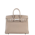 Hermes Birkin 25 Etoupe Togo Palladium Hardware