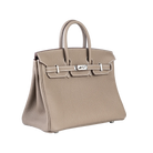 Hermes Birkin 25 Etoupe Togo Palladium Hardware - Side 2
