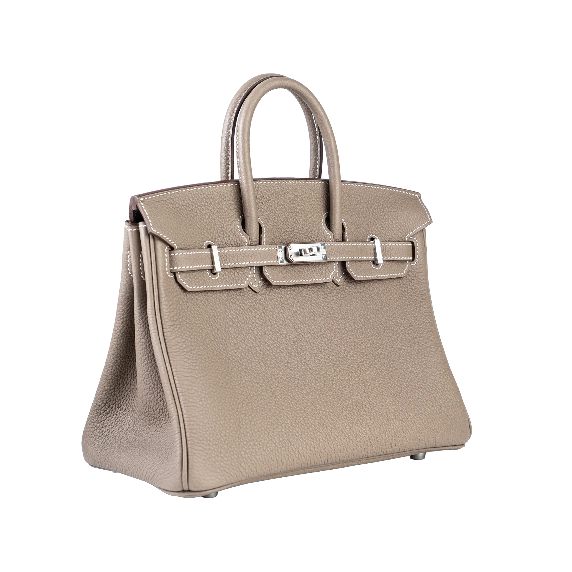Hermes Birkin 25 Etoupe Togo Palladium Hardware - Side 2