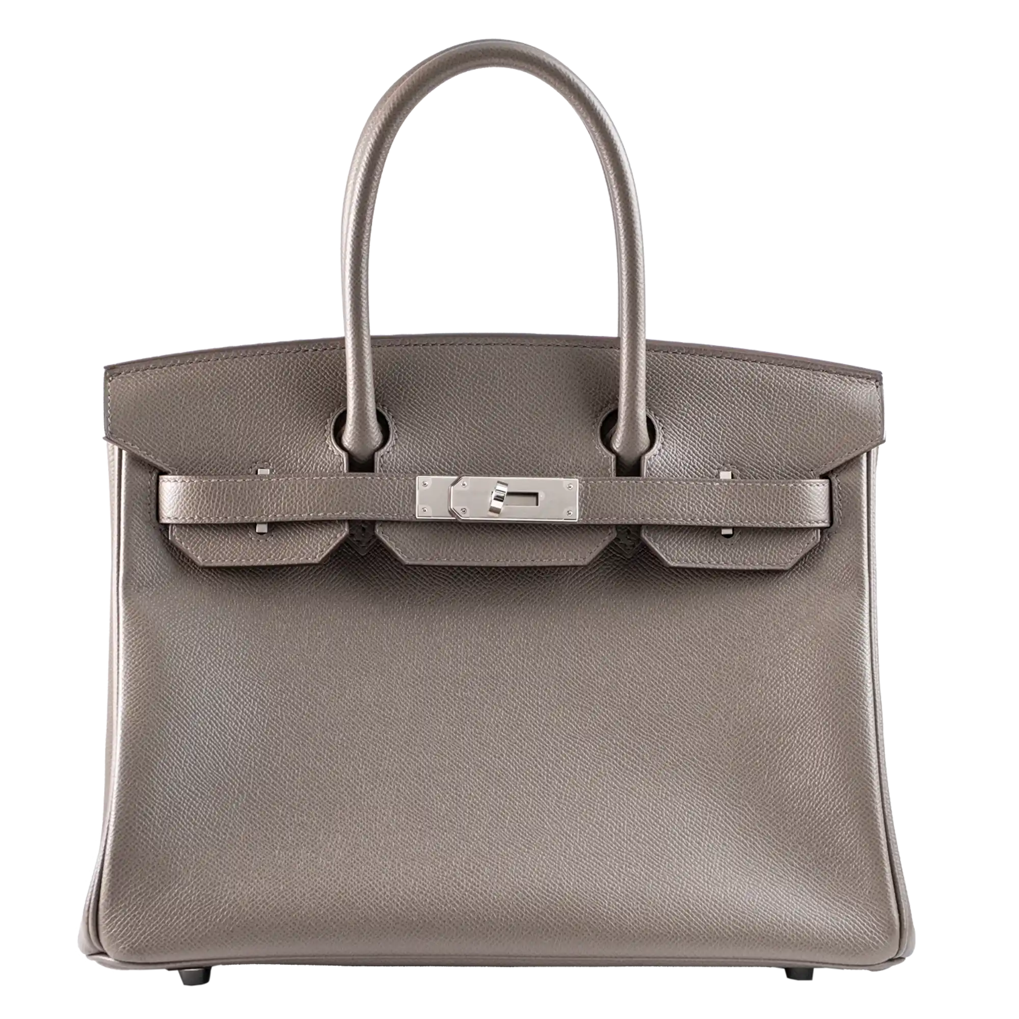 Hermes Birkin 30 Etain Epsom Leather Palladium Hardware