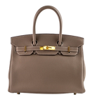 Hermès Birkin 30 Etoupe Togo Gold Hardware