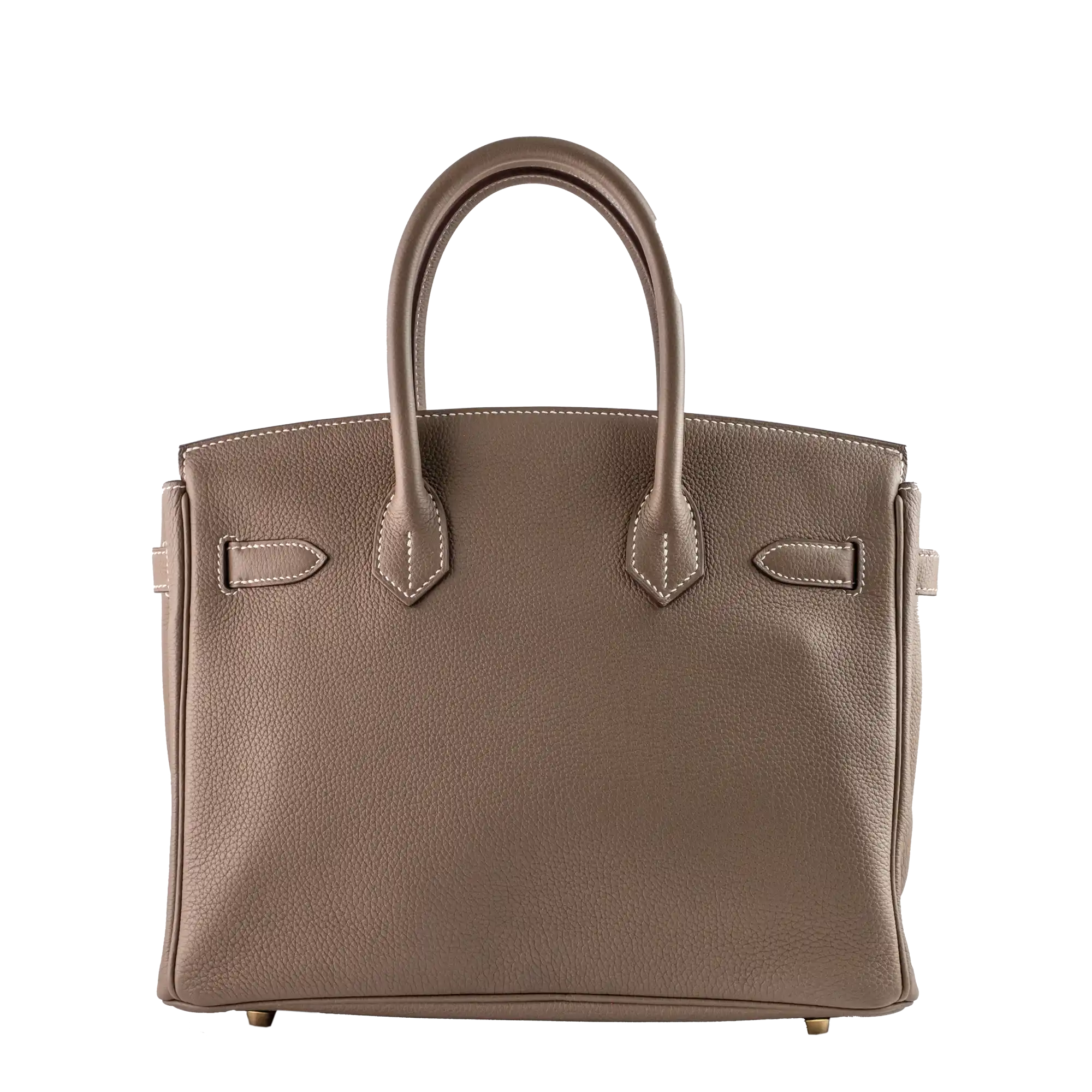 Hermès Birkin 30 Etoupe Togo Gold Hardware - Back