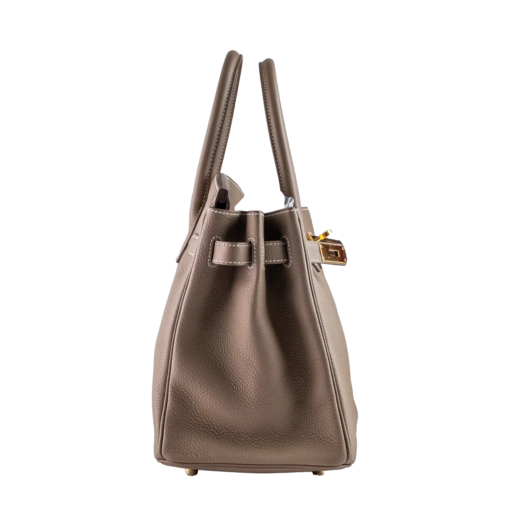 Hermès Birkin 30 Etoupe Togo Gold Hardware - Side 1