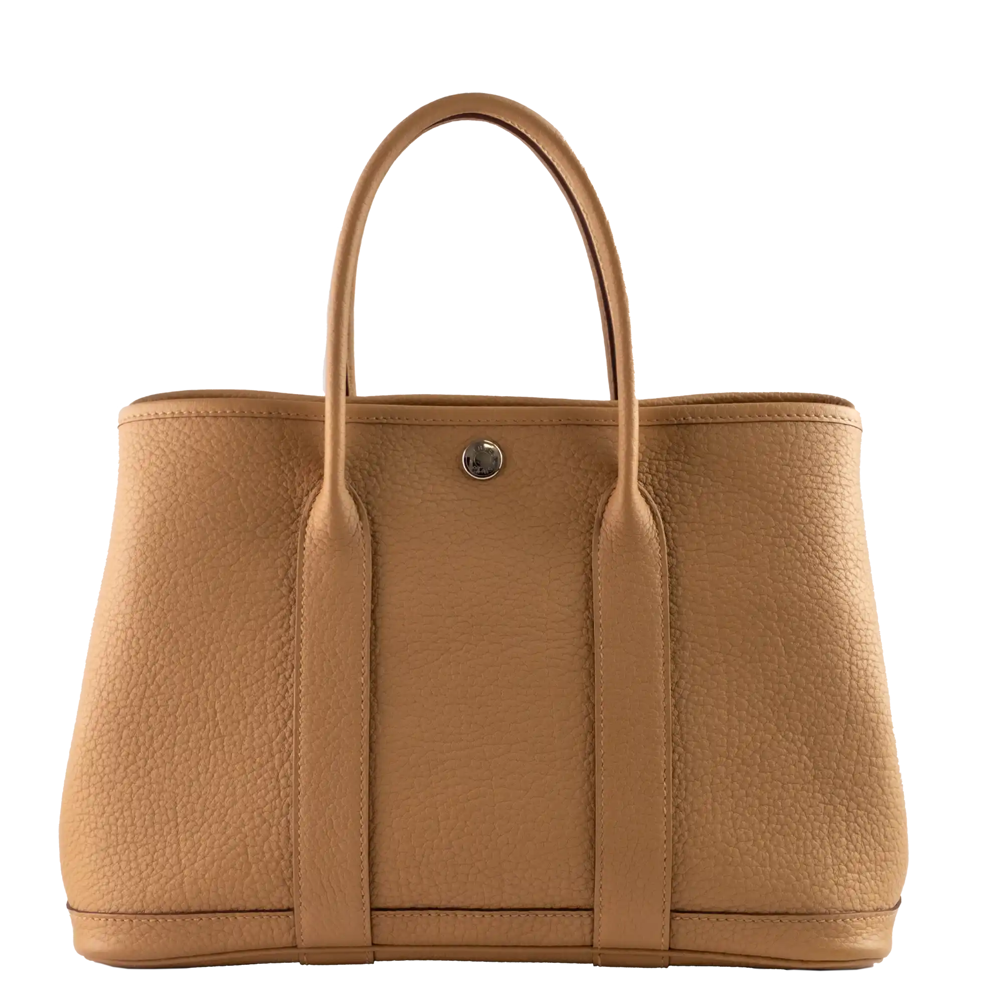 Hermes Garden Party 30 TPM Biscuit Negonda Palladium Plated Hardware