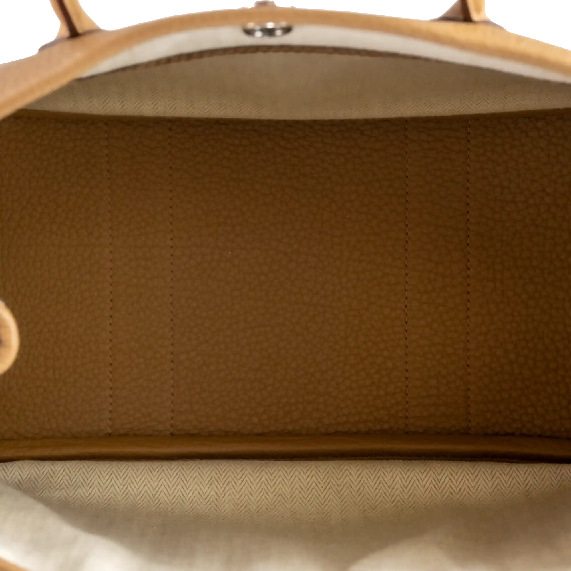 Hermes Garden Party 30 TPM Biscuit Negonda Palladium Plated Hardware - Inside