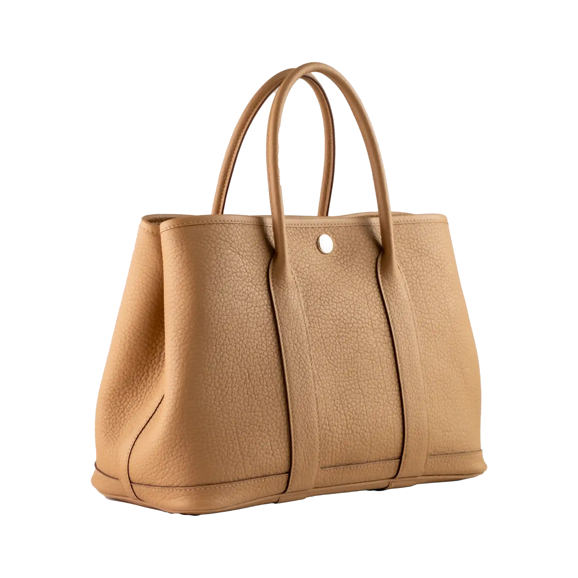 Hermes Garden Party 30 TPM Biscuit Negonda Palladium Plated Hardware - Side 2