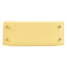 Hermes Kelly 25 Jaune Poussin Epsom Gold Hardware – 2021 Pre-owned - Bottom