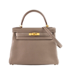 Hermes Kelly 28 Etoupe Togo Gold Hardware