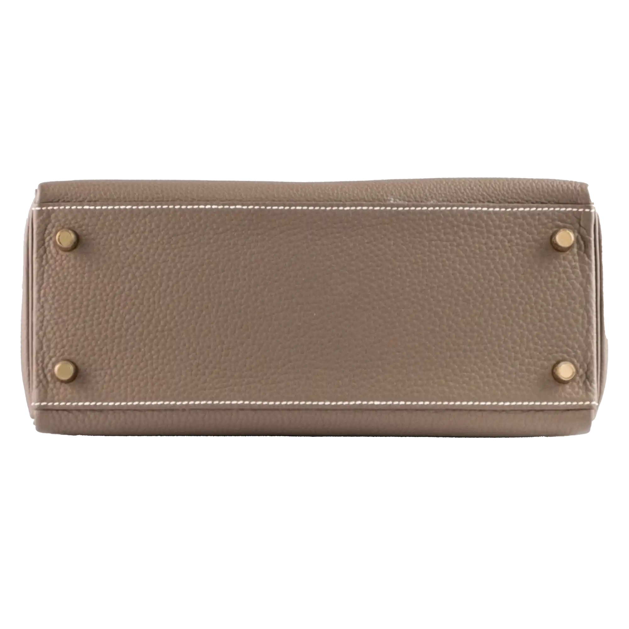 Hermes Kelly 28 Etoupe Togo Gold Hardware - Bottom
