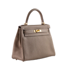 Hermes Kelly 28 Etoupe Togo Gold Hardware - Side 1