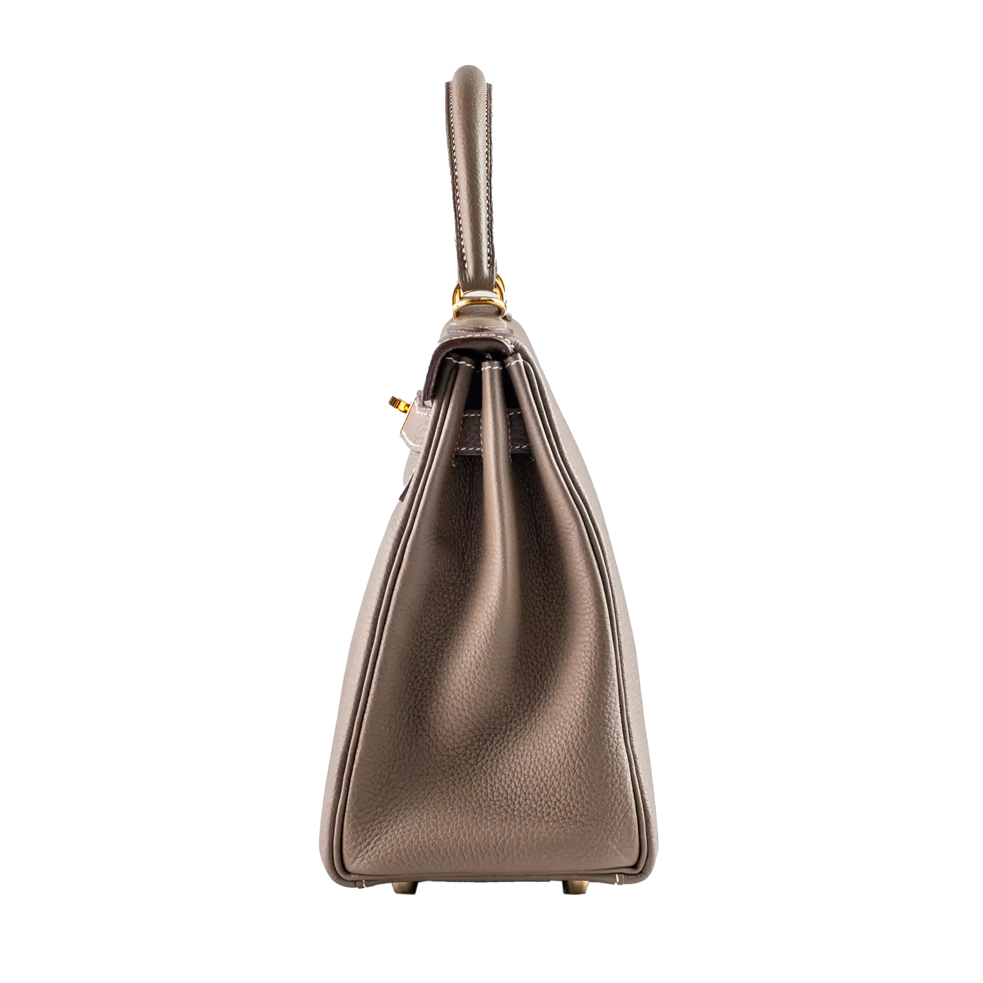 Hermes Kelly 28 Etoupe Togo Gold Hardware - Side 3