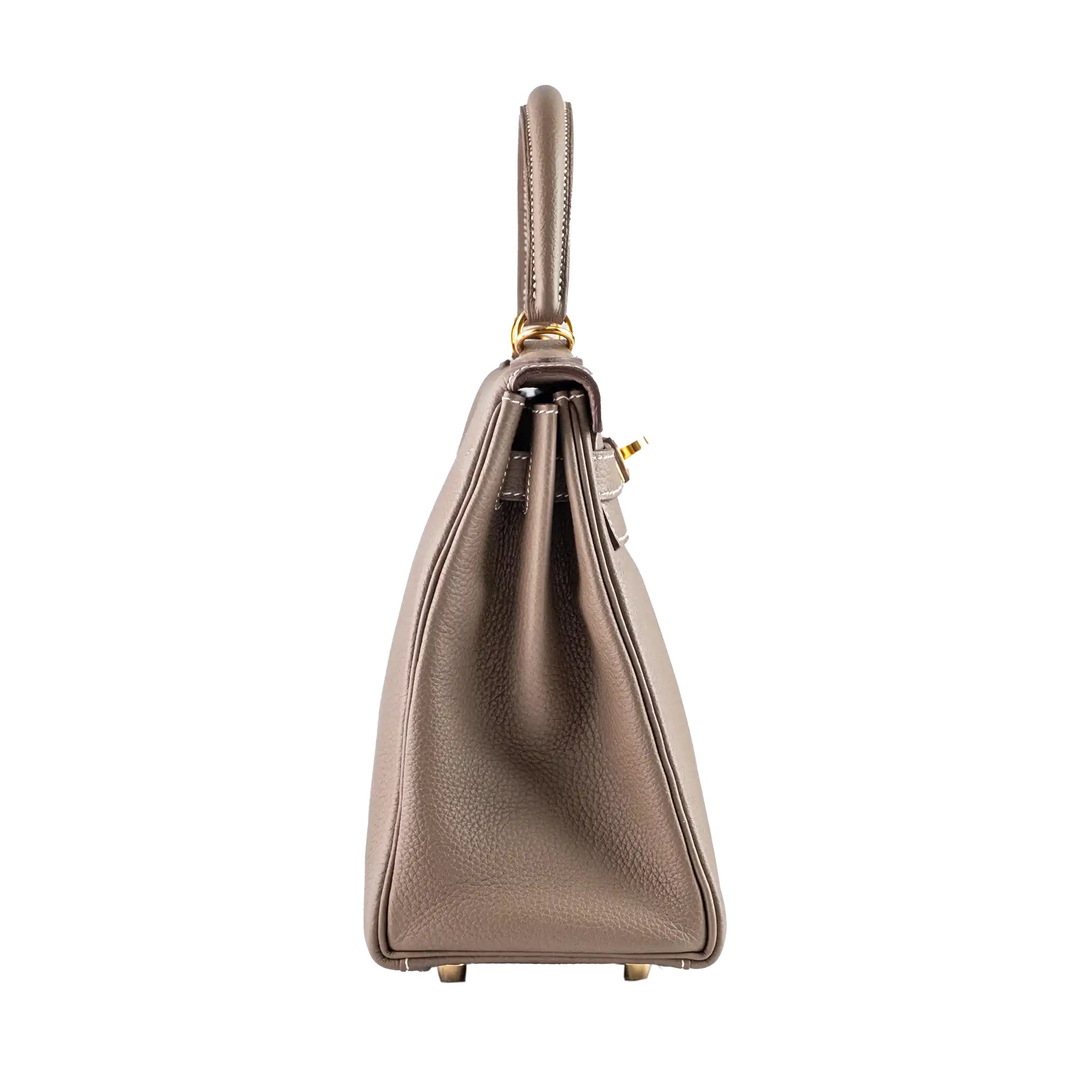 Hermes Kelly 28 Etoupe Togo Gold Hardware - Side 4