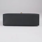 Hermès Kelly Pochette Black Swift Leather Gold Hardware - Bottom