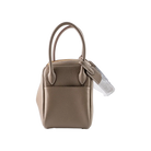 Hermes Lindy 26 Etoupe Clemence Leather Gold Hardware - Left