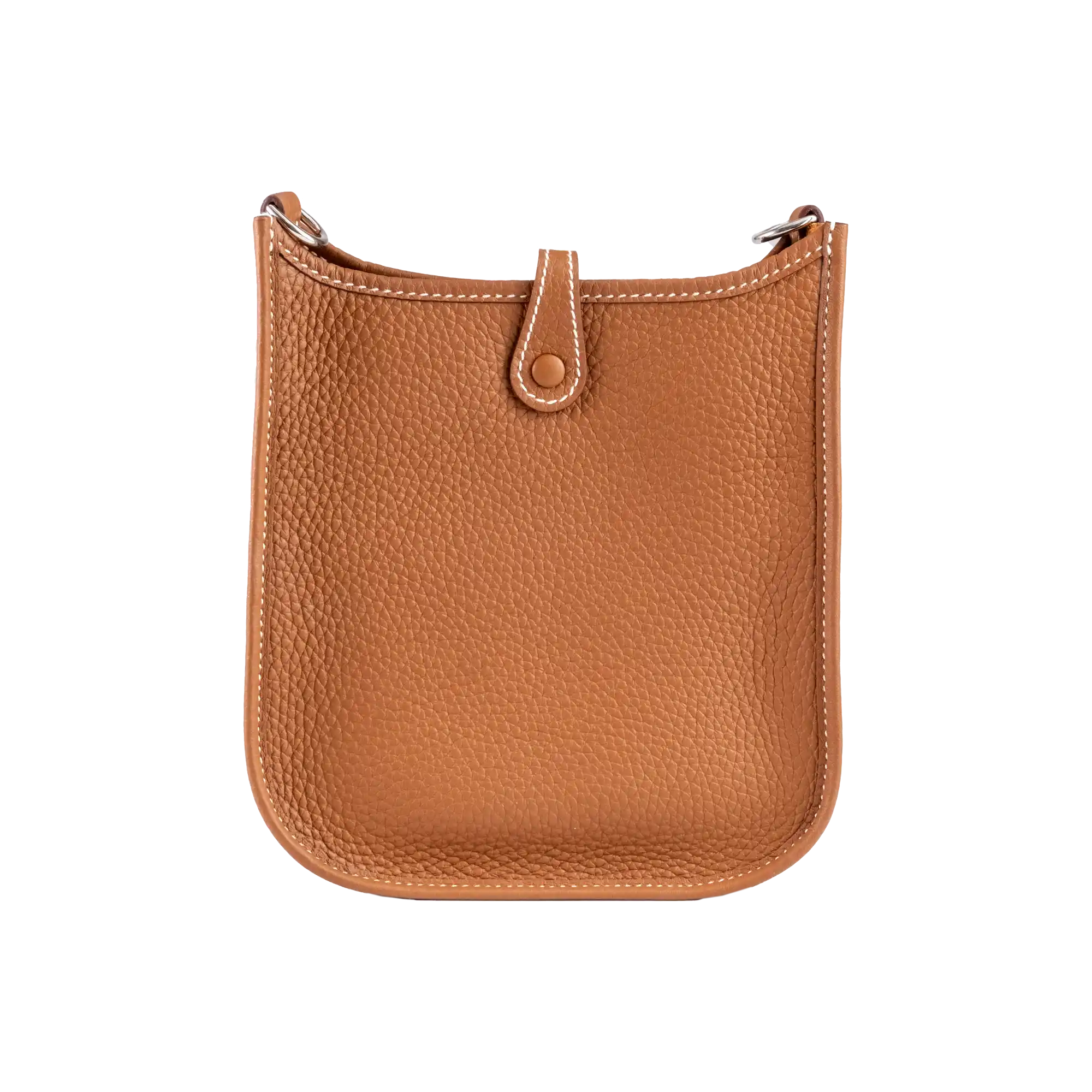 Hermès Mini Evelyne TPM Gold Clemence Gold Hardware - Back