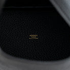 Hermes Picotin 18 Black Clamence Gold Hardware - Logo
