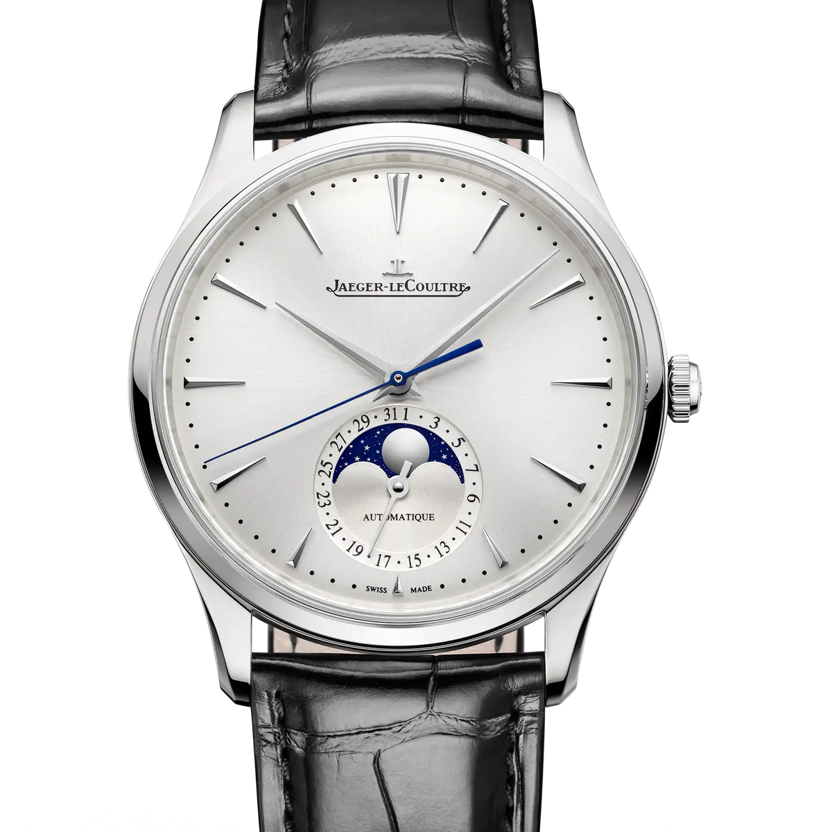 Jaeger-LeCoultre Master Ultra Thin Moon Silvered Grey Dial Q1368430