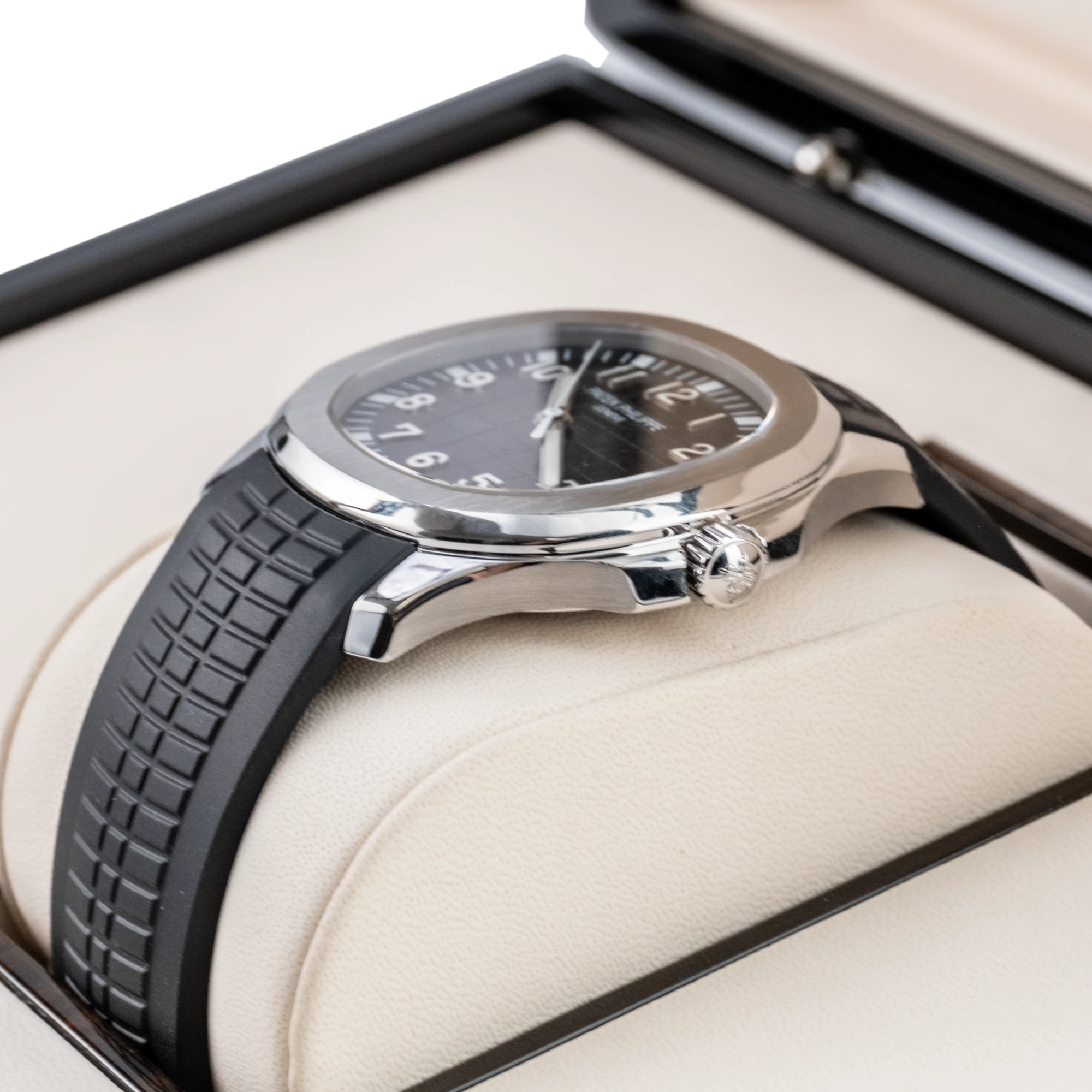 Patek Philippe Aquanaut Black Dial 5167A- Right