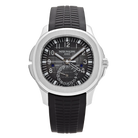 Patek Philippe Aquanaut Black Dial Travel Time 5164A/001