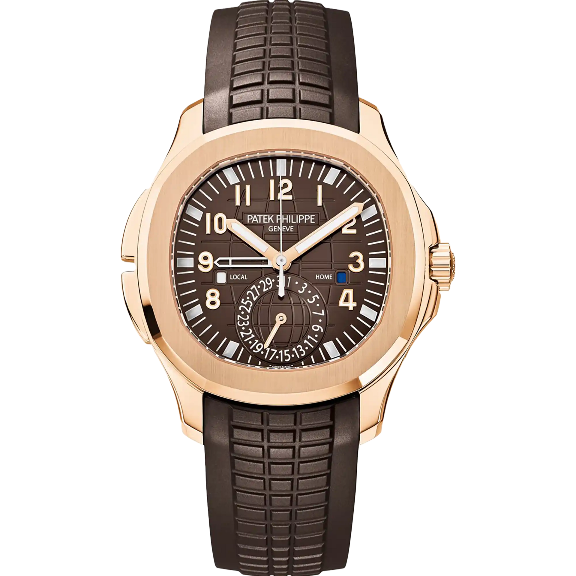 Patek Philippe Aquanaut Chocolate Dial Travel Time 5164R/001
