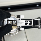 Patek Philippe Aquanaut Chronograph White Gold 42.2mm Blue Dial 5968g-001 - Logo