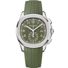 Patek Philippe Aquanaut Chronograph White Gold 42.2mm Khaki Green Dial 5968G-010