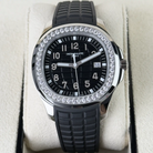  Patek Philippe Aquanaut Luce Black Dial Diamond Bezel 38.8mm Stainless Steel 5267/200A-001-front