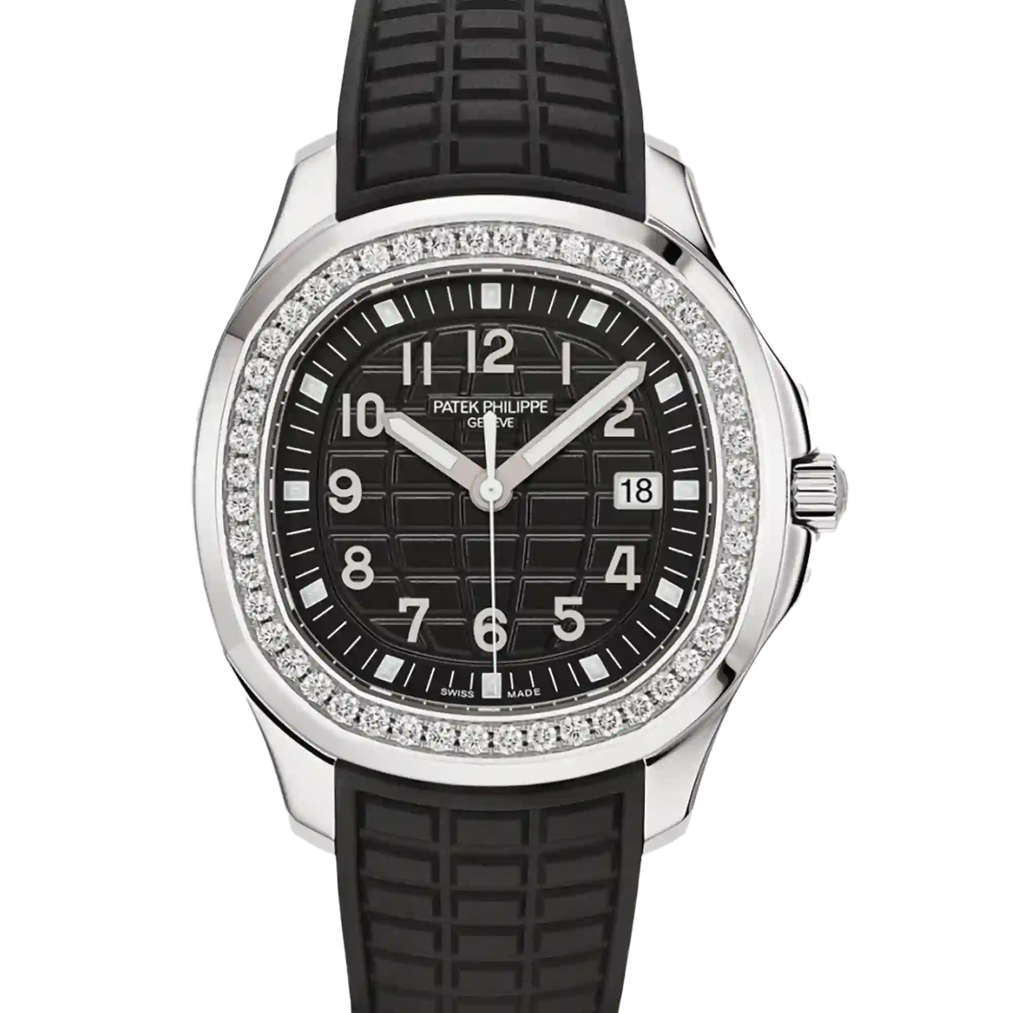Patek Philippe Aquanaut Luce Black Dial Diamond Bezel 38.8mm Stainless Steel 5267/200A-001