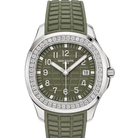 Patek Philippe Aquanaut Luce Khaki Green Diamond Stainless Steel 5267/200A-011