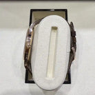 Patek Philippe Calatrava White Dial 6119R Brown Leather Strap – 2024 Pre-Owned - Crown