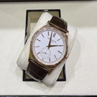 Patek Philippe Calatrava White Dial 6119R Brown Leather Strap – 2024 Pre-Owned - Top